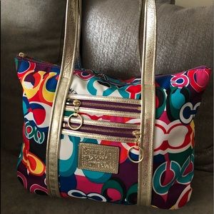 coach large tote bag